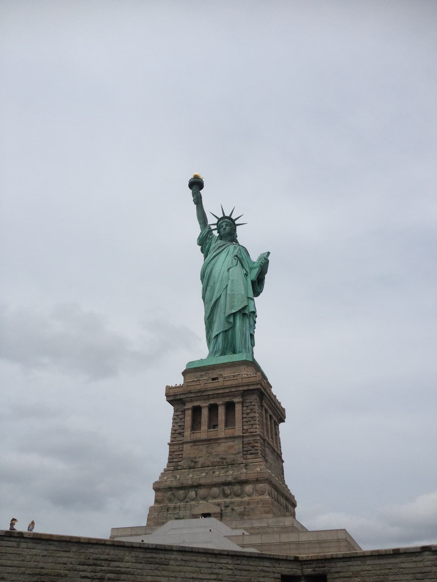 Het Vrijheidsbeeld op Liberty Island in New York