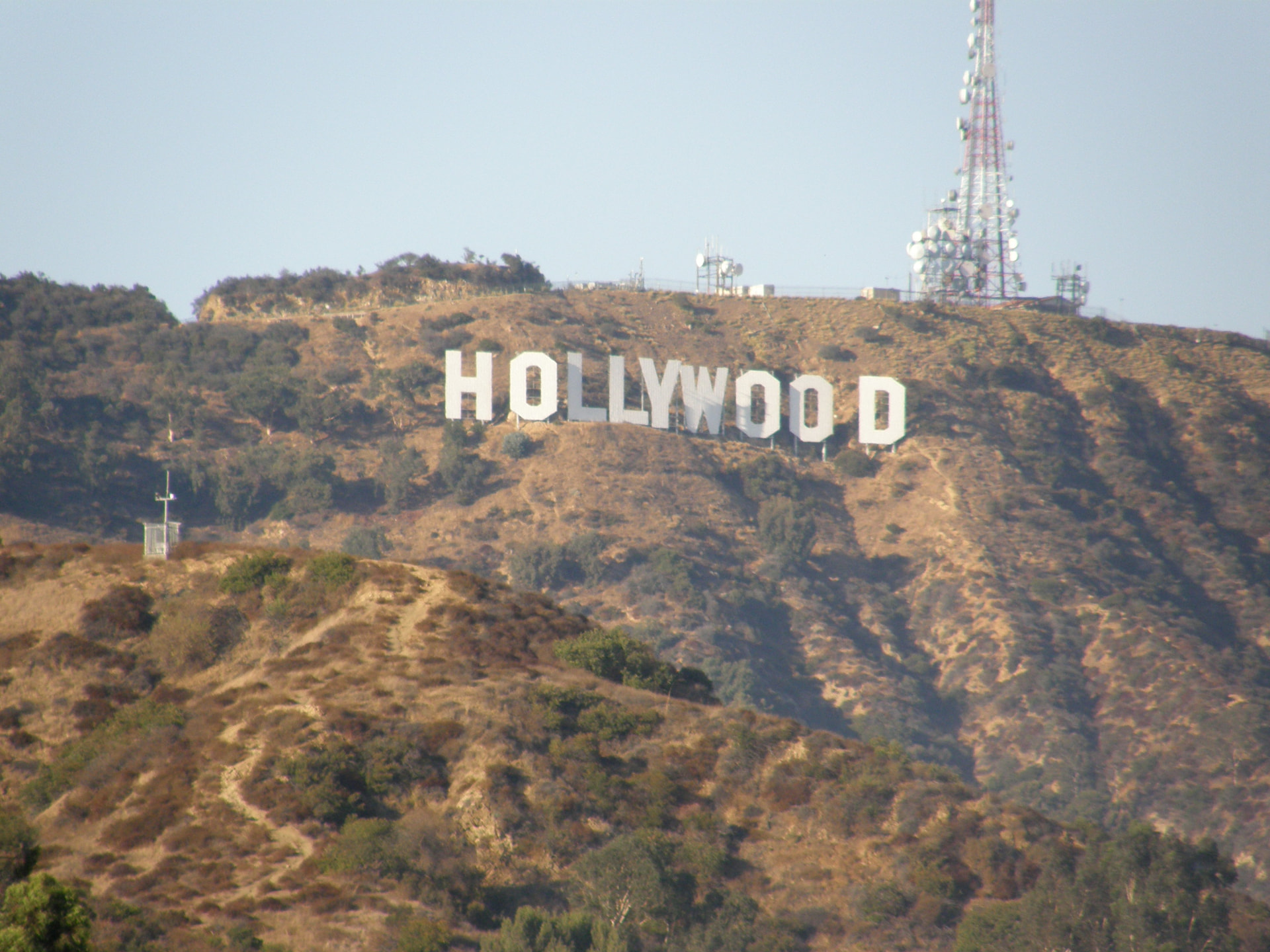 Het Hollywood Sign op de heuvels boven Los Angeles